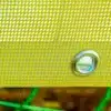 fairgoal torverkleinerung einfarbig gelb detail mesh edelstahl oese 1200x960 lüttje kicker